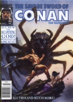 Conan & Spider God Comic Art